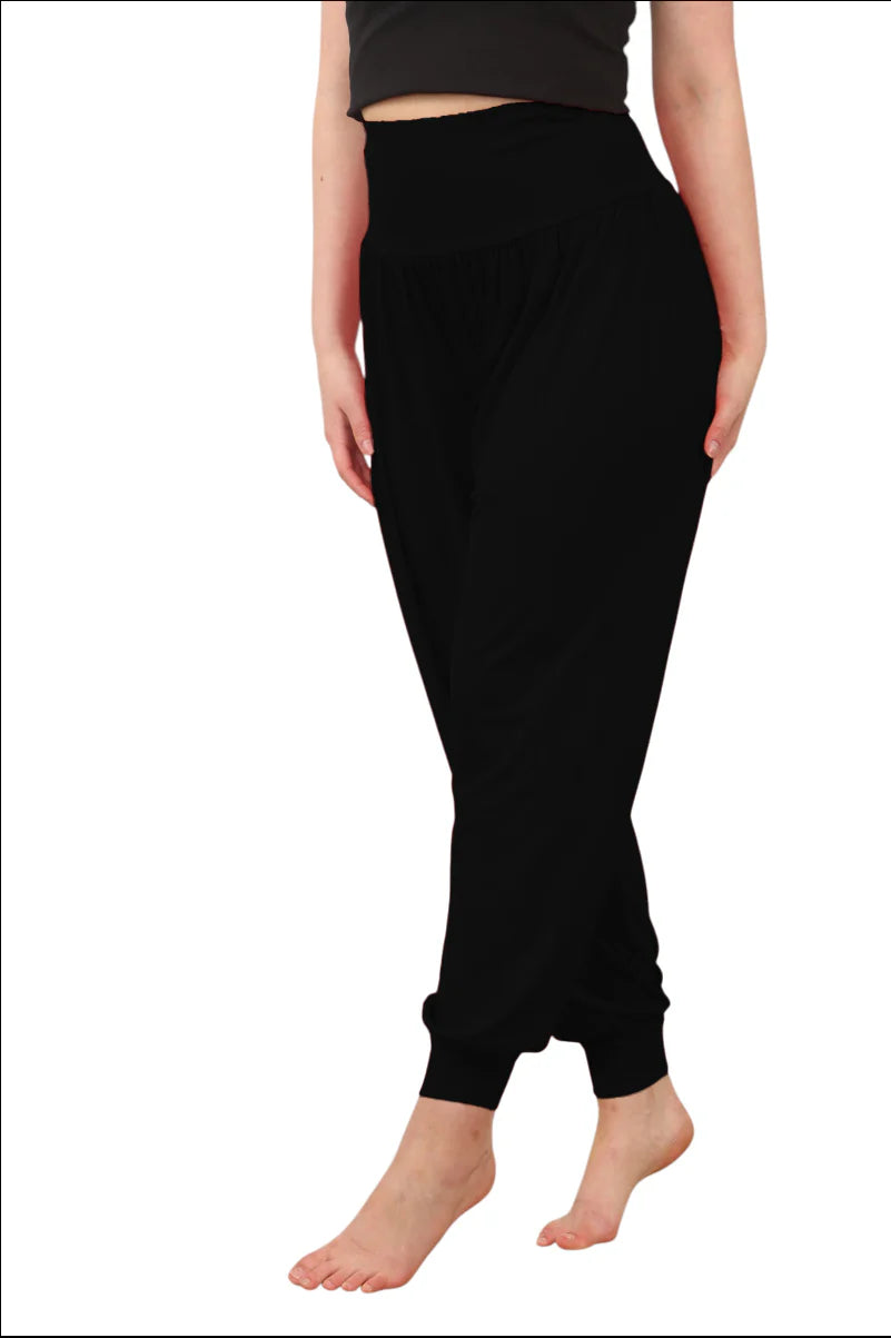 Women Harem Trousers Wide Leg Loose Fit