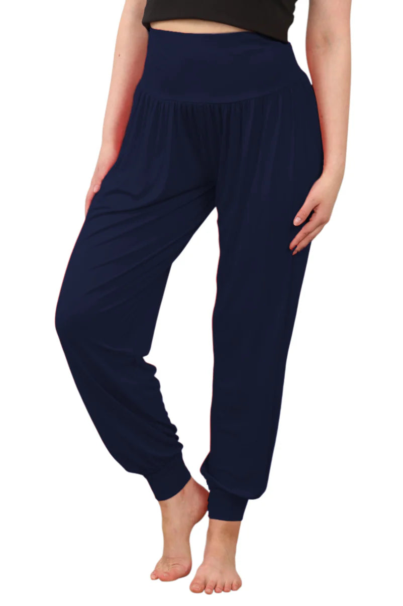 Women Harem Trousers Wide Leg Loose Fit