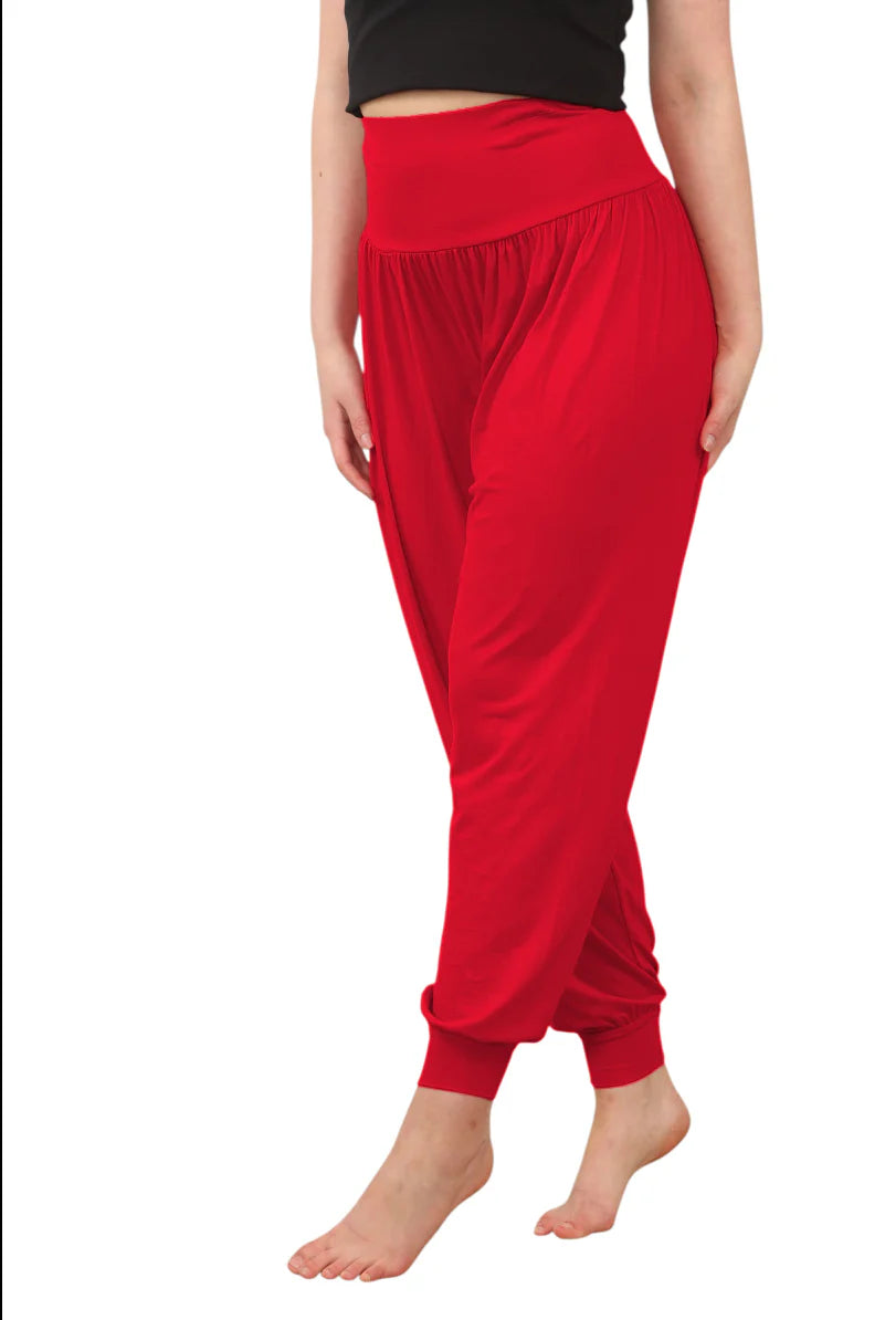 Women Harem Trousers Wide Leg Loose Fit
