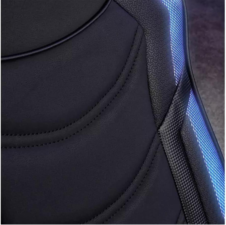 X Rocker Chimera MK2 RGB Sync Junior Floor Rocker, Light Up LED Gaming Seat with 2 Audio Speakers, RGB Lighting Options, 2.0 Audio Speakers, Folding Seat for PS4, PS5, XBOX, Switch - Black