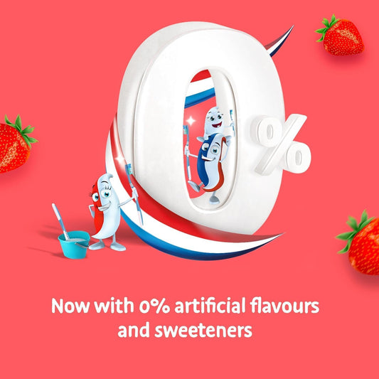 Aquafresh Splash Mild Fluoride Expert Protection for 3-8 Years Kids Strawberry