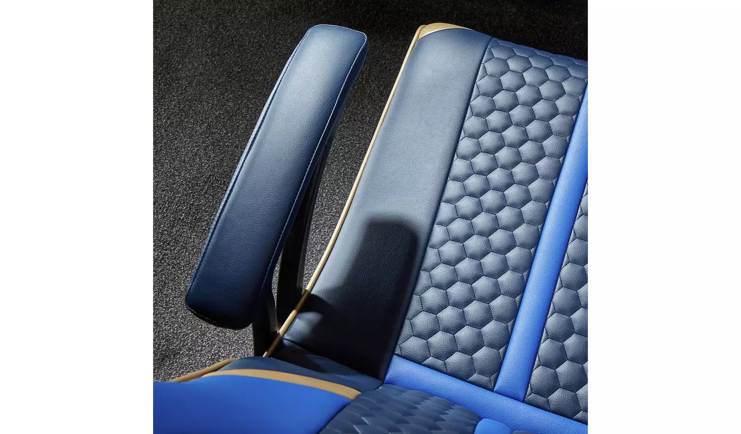 New - X Rocker Adrenaline V3 2.1 Bluetooth Audio Gaming Chair Blue