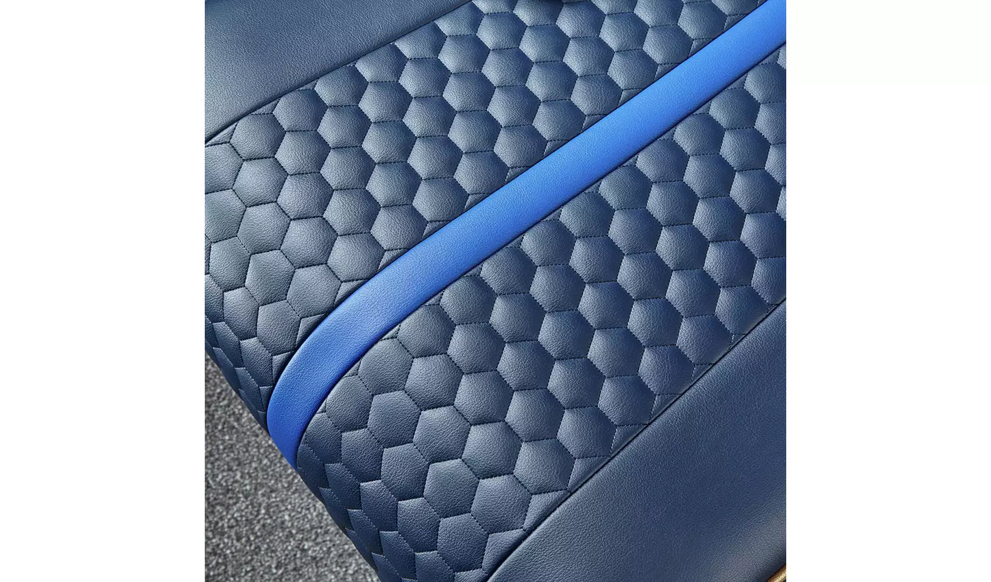 New - X Rocker Adrenaline V3 2.1 Bluetooth Audio Gaming Chair Blue