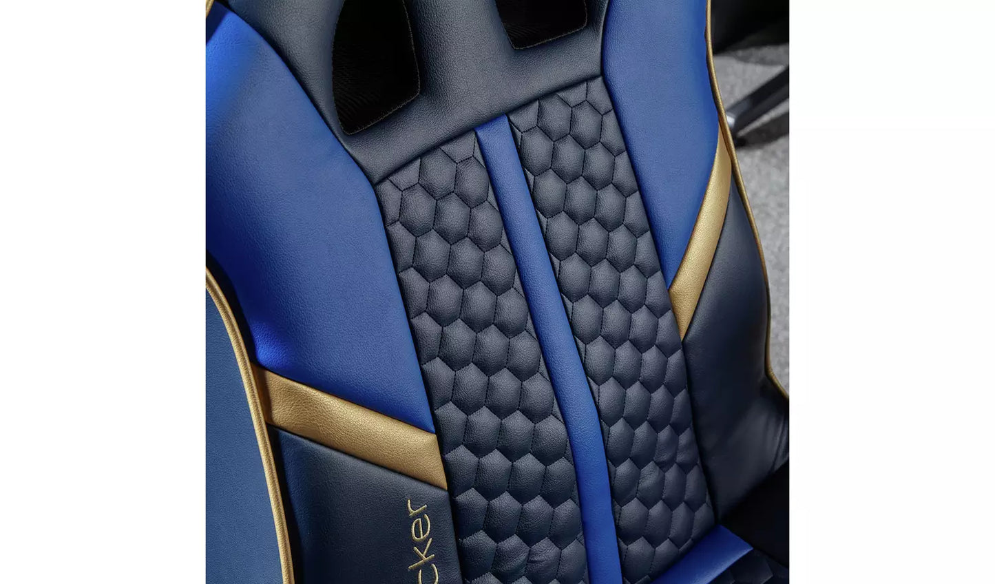 New - X Rocker Adrenaline V3 2.1 Bluetooth Audio Gaming Chair Blue