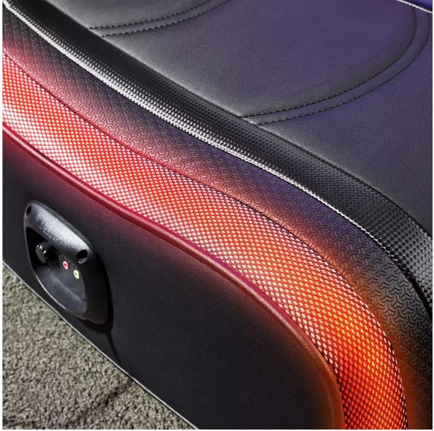 X Rocker Chimera MK2 RGB Sync Junior Floor Rocker, Light Up LED Gaming Seat with 2 Audio Speakers, RGB Lighting Options, 2.0 Audio Speakers, Folding Seat for PS4, PS5, XBOX, Switch - Black