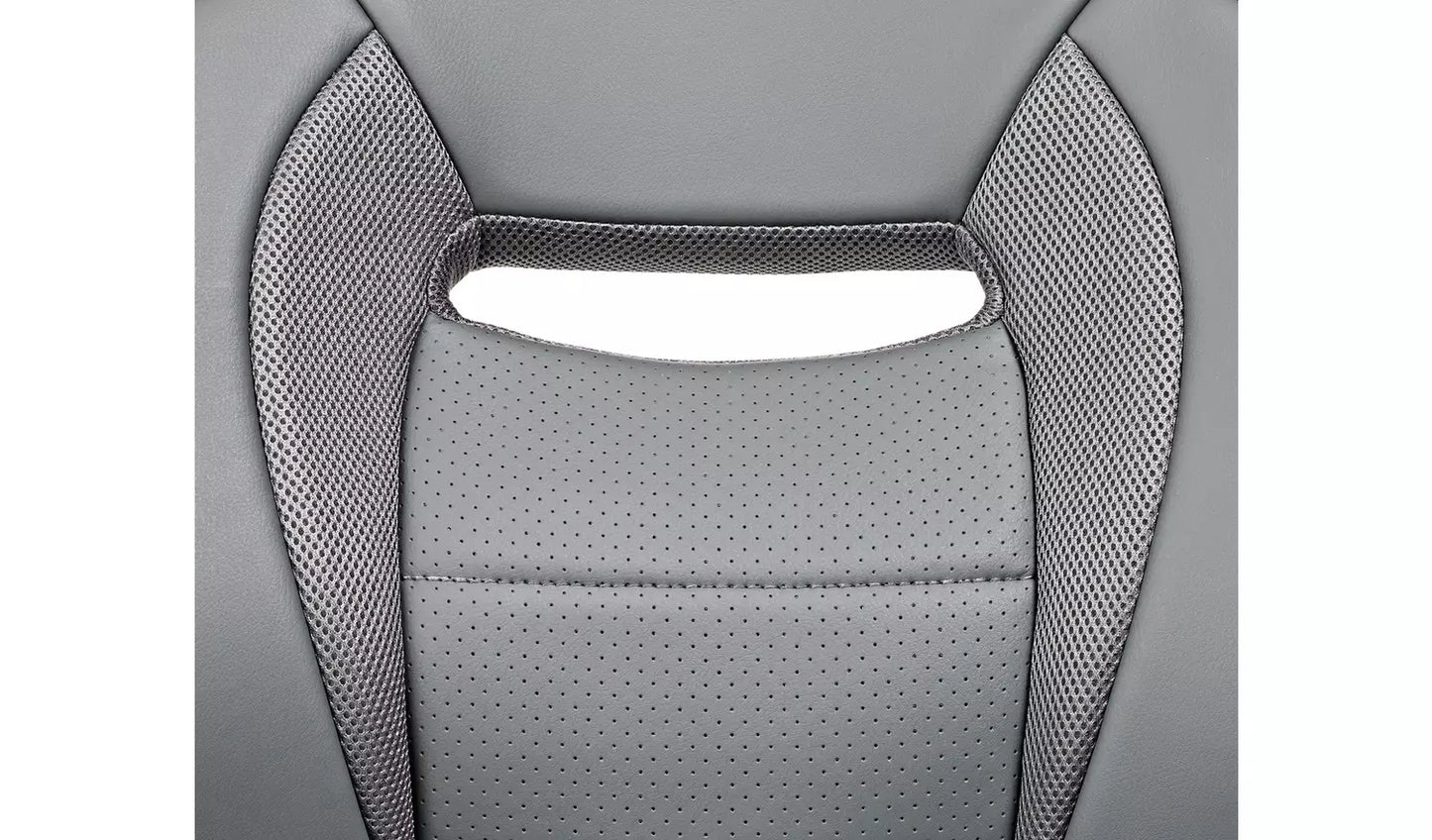 New - Argos Home Faux Leather Gaming Chair - Grey