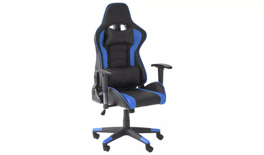 New - X Rocker Alpha eSports Office Gaming Chair - Blue