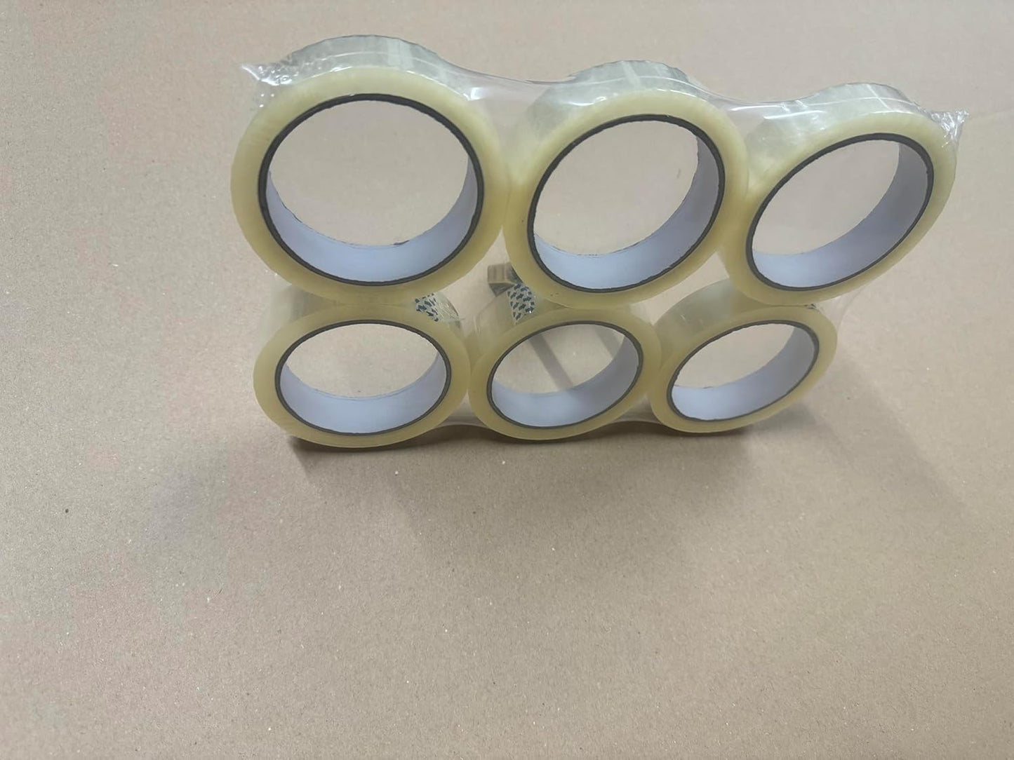 eBransa Cellotape Strong Clear Packing Tape Rolls Extra Long 6 Rolls | 24mm x 66m | Packaging Sellotape Parcel Cellotape Transparent Gift Wrap Tape