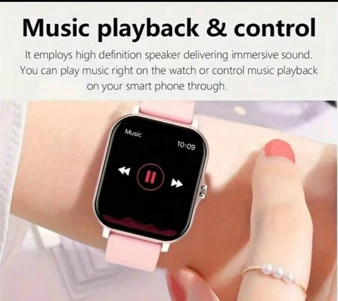 Fashionable 1.83 inches Multifunctional Smartwatch, Digital Watch with BT Calling, Sports Smart Watches for Women & Men - UK Stock