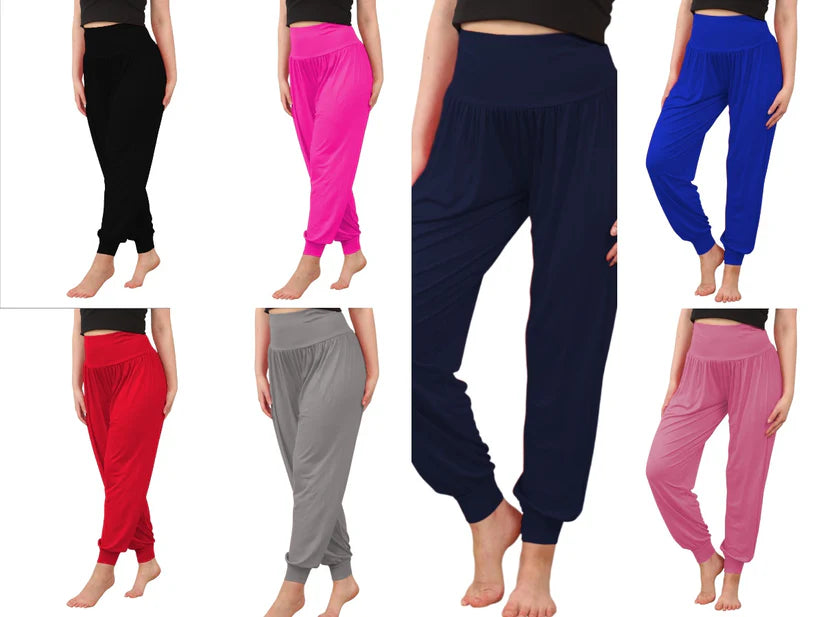 Women Harem Trousers Wide Leg Loose Fit