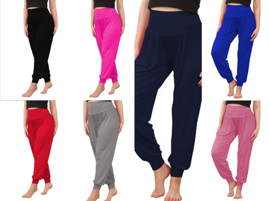 Women Harem Trousers Wide Leg Loose Fit