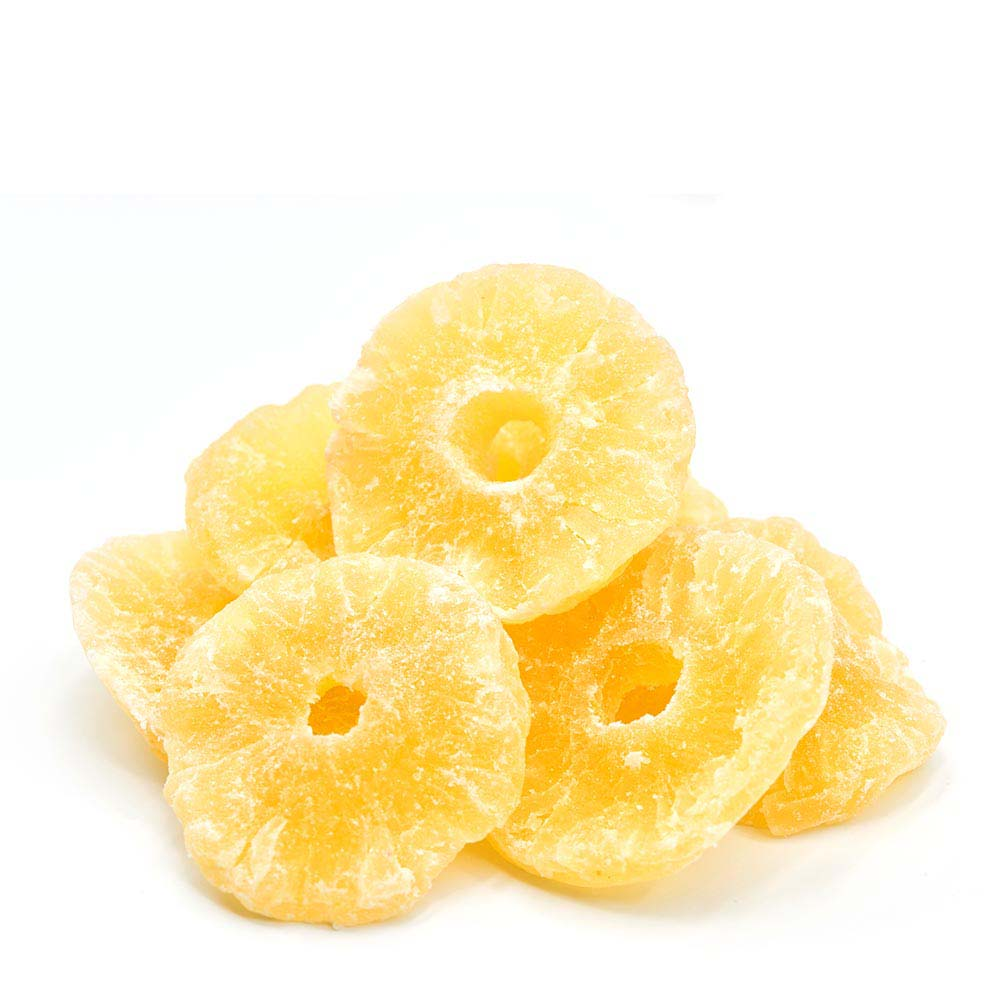 Premium Quality Dried Cystal Pineapple Slices ( Ring ) - Delicious Snack for All Occasions - 500g, 1kg