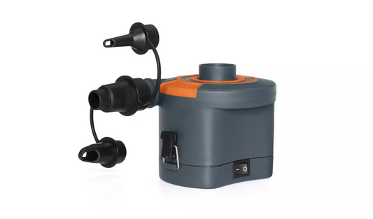 Bestway Electric Pump for Inflatables with Nozzles, Portable Quick Inflation