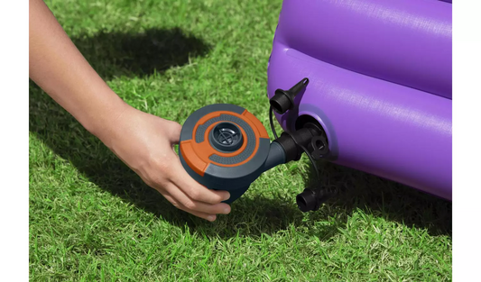 Bestway Electric Pump for Inflatables with Nozzles, Portable Quick Inflation