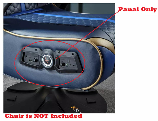 Genuine Replacement Control Panel Only For X Rocker Adrenaline V3 2.1 Chair Blue