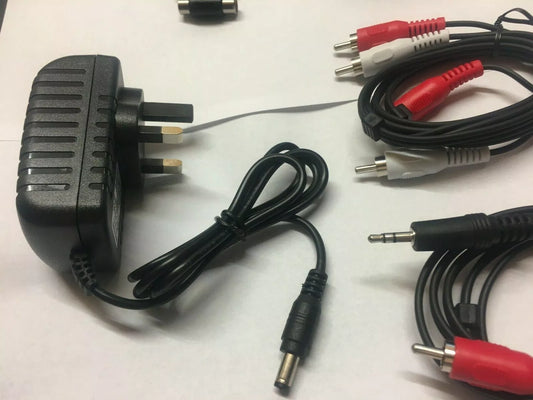X Rocker Gaming Chairs 9V 2A or 12V 2A Complete Cables Power Pack