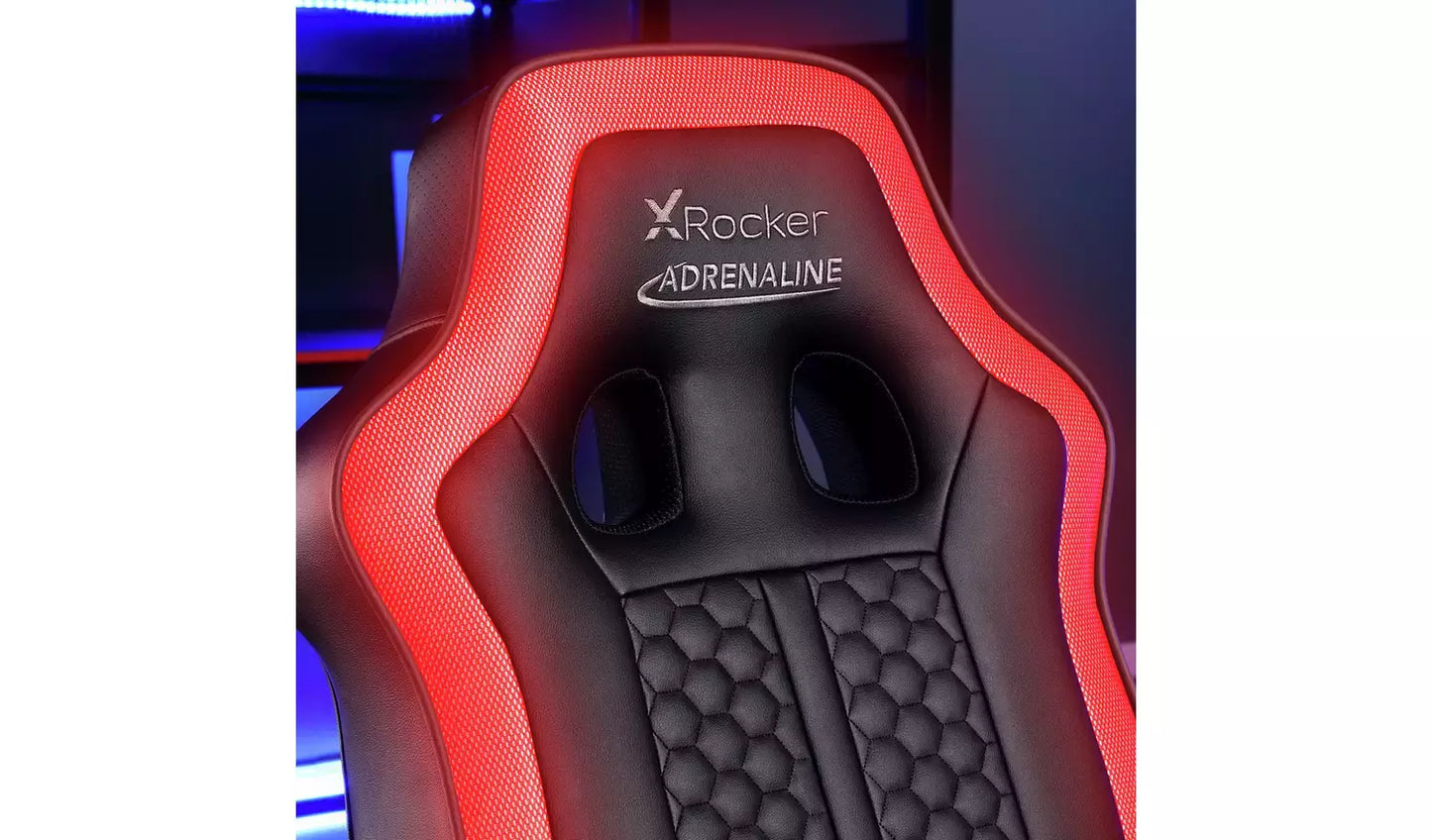 New - X Rocker Adrenaline RGB Stereo Gaming chair with LED Light