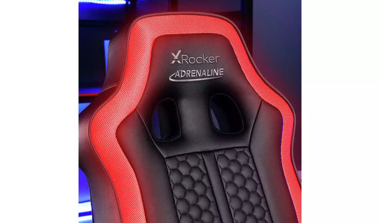 New - X Rocker Adrenaline RGB Stereo Gaming chair with LED Light