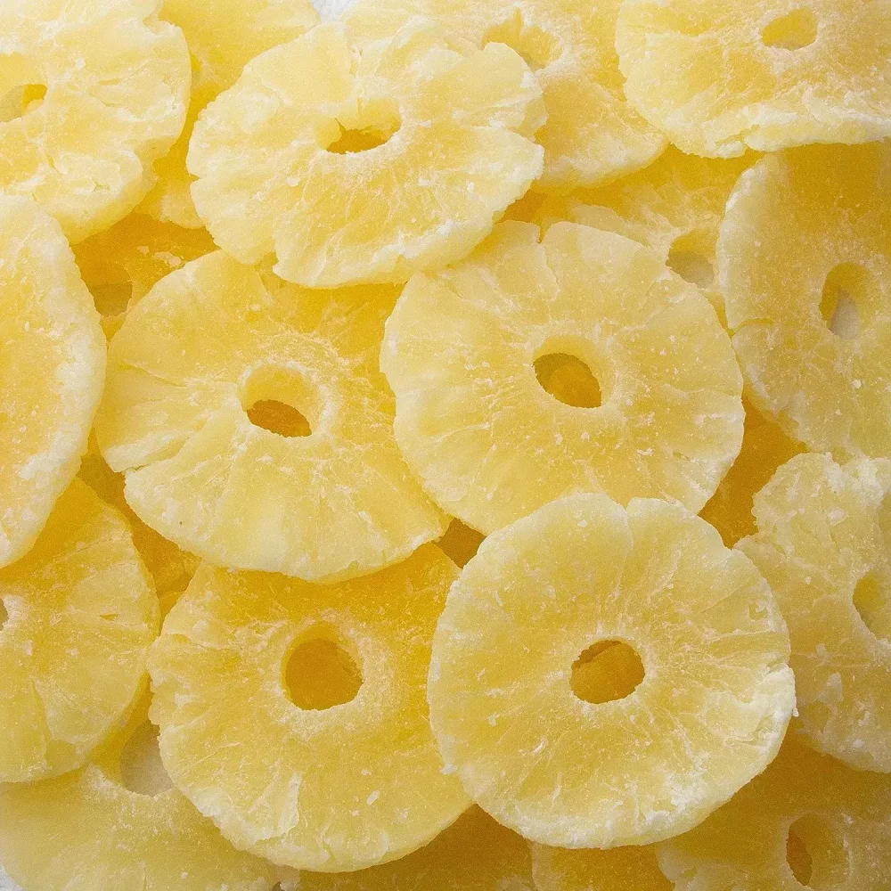 Premium Quality Dried Cystal Pineapple Slices ( Ring ) - Delicious Snack for All Occasions - 500g, 1kg