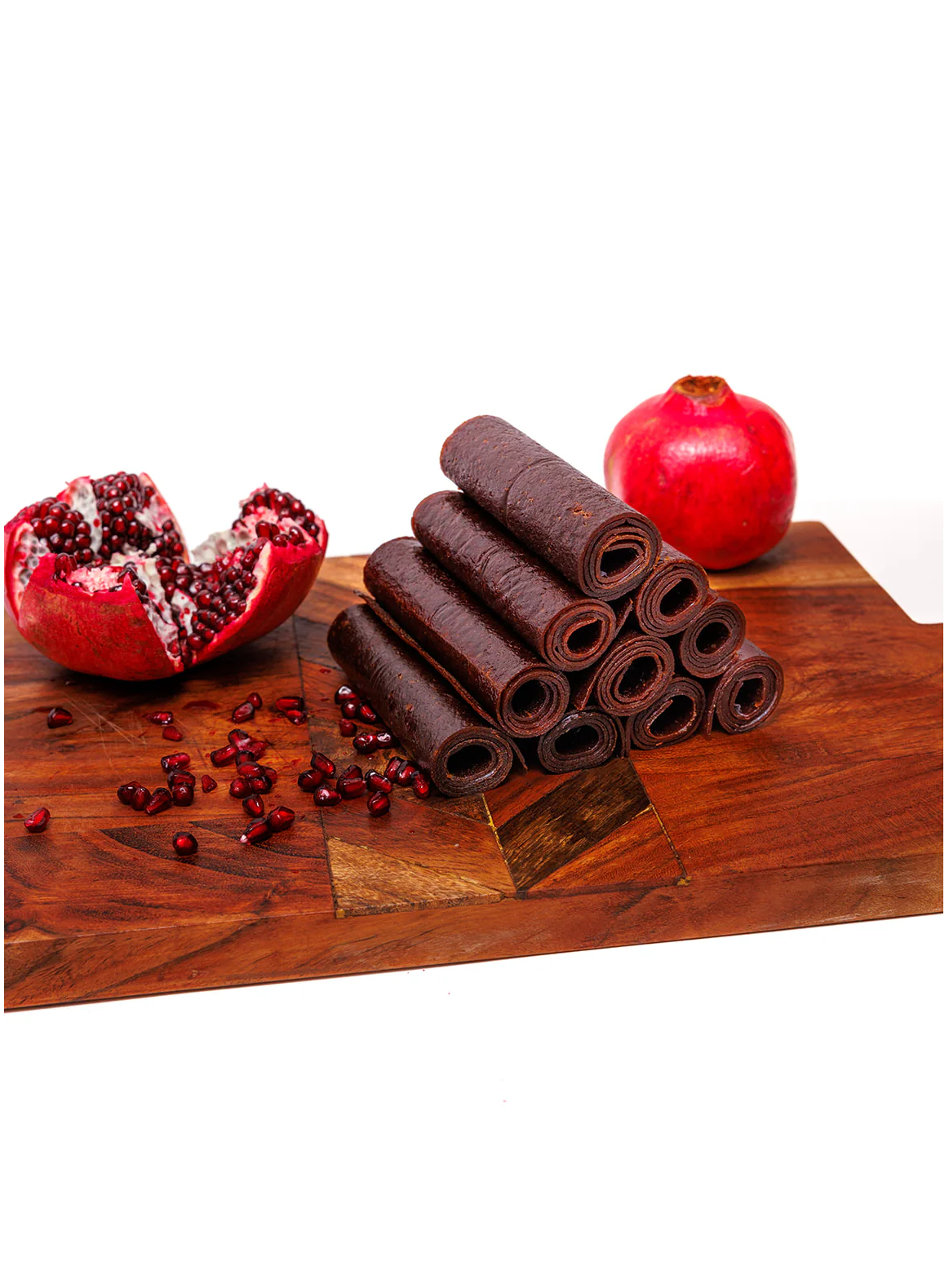 Mamisha Healthy Snack Flat Fruit Apple & Pomegranate Sour Lavashak Fruit Paste Sheet - 120g ( Pack 4 )
