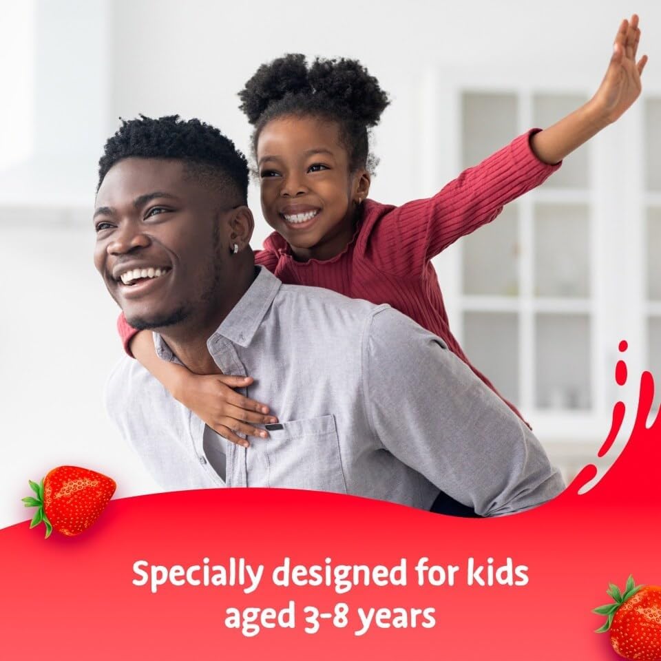 Aquafresh Splash Mild Fluoride Expert Protection for 3-8 Years Kids Strawberry