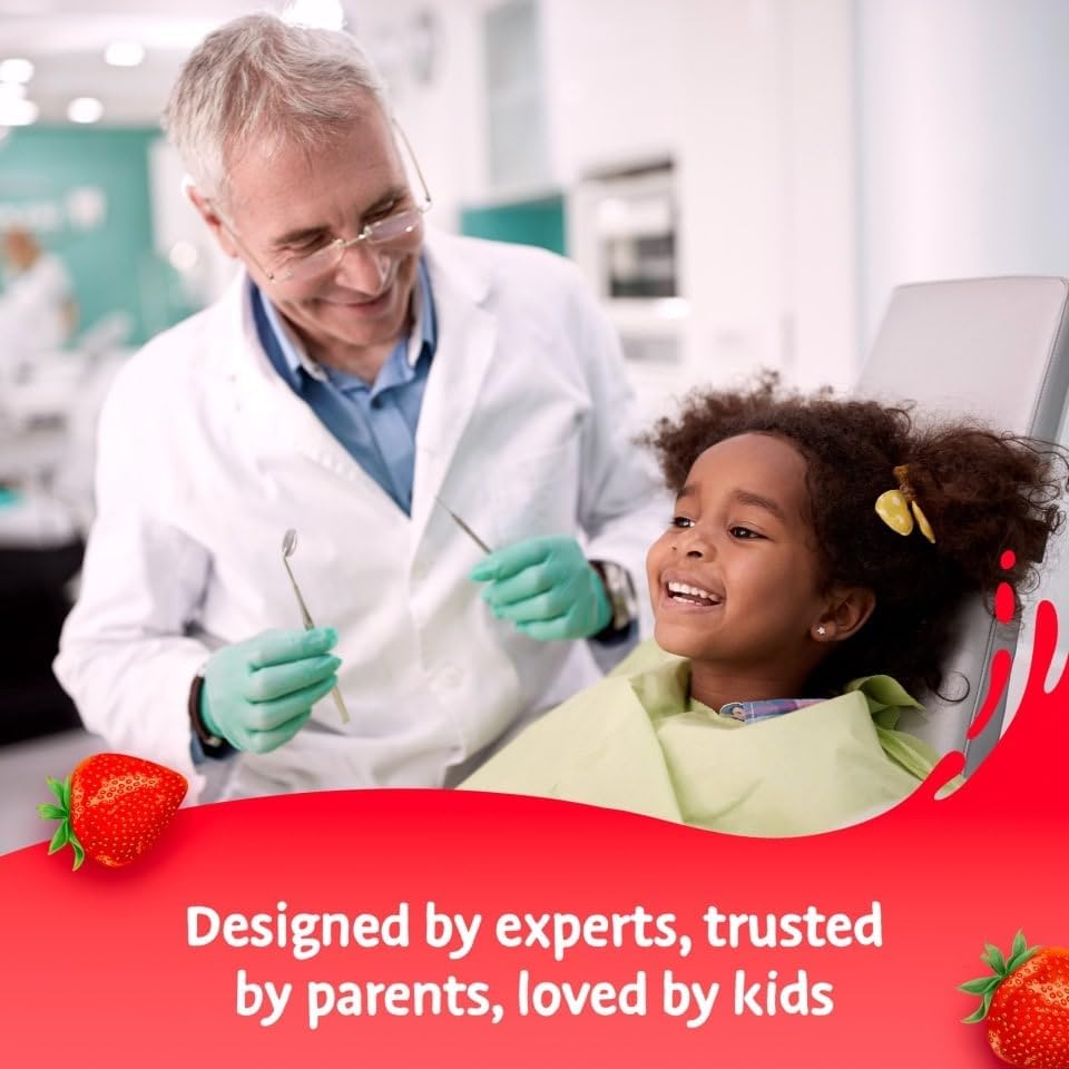Aquafresh Splash Mild Fluoride Expert Protection for 3-8 Years Kids Strawberry