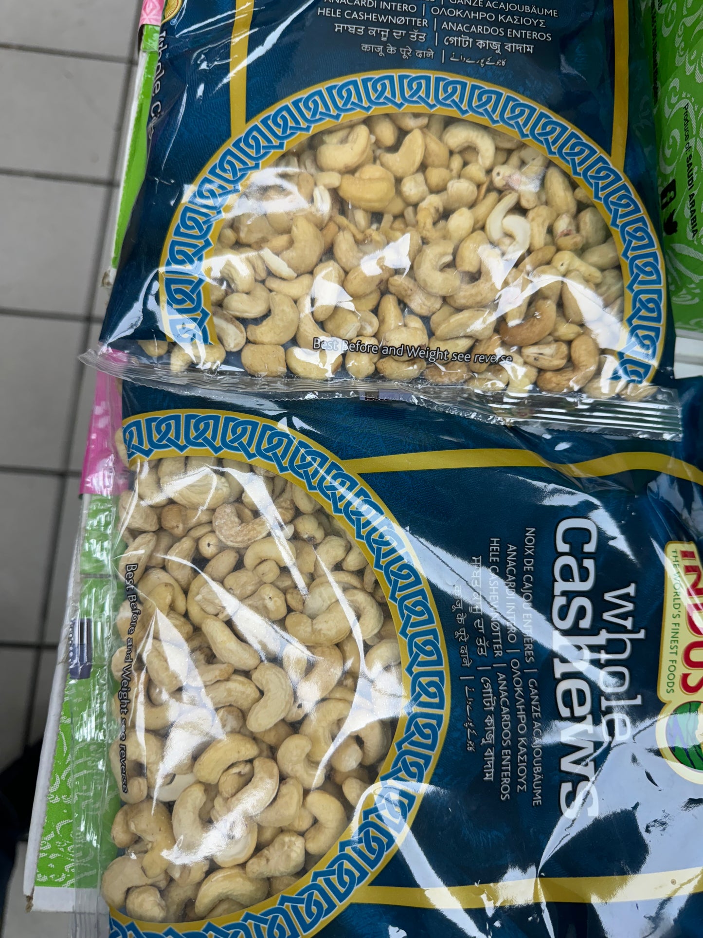 indus Whole Cashew Raw Nuts pure quality | 700g , 1400g