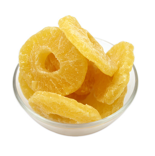 Premium Quality Dried Cystal Pineapple Slices ( Ring ) - Delicious Snack for All Occasions - 500g, 1kg