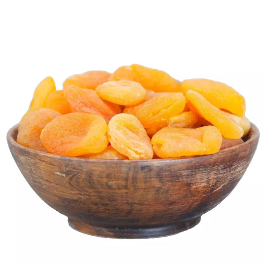 Organic Whole Dried Pitted Apricots - Delicious Snack - Dry - 1kg