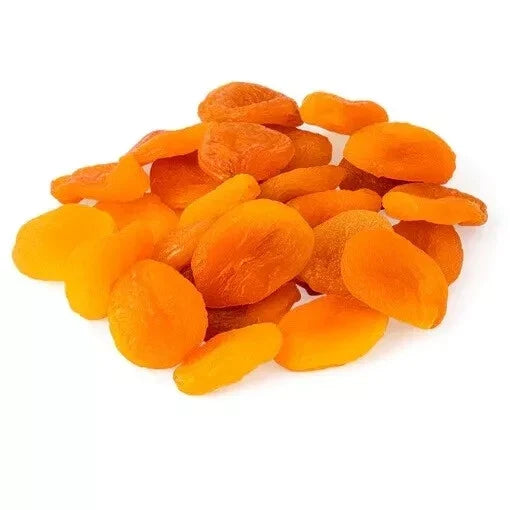 Organic Whole Dried Pitted Apricots - Delicious Snack - Dry - 1kg