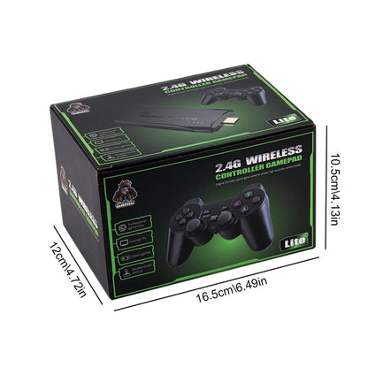TV 64G Built-in 20000 Games Stick 2 Wireless Controller Gamepad 4K HD Video Game Console