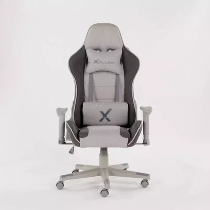 New - X Rocker Alpha Fabric Ergonomic Office Gaming Chair - Grey