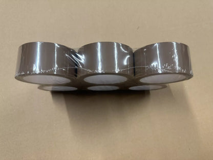 eBransa Cellotape Strong Brown Packing Tape Rolls Extra Long 6 Rolls | 24mm x 66m | Packaging Sellotape Parcel Cellotape Transparent Gift Wrap Tape